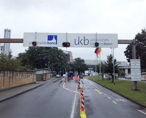 Spurensignalisierung Auftraggeber: Uniklinik Bonn