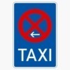 Vorschriftzeichen 229-21 Taxenstand Ende,  Aufstellung links