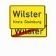 Richtzeichen 310 Ortstafel Vorder- und Rückseite, doppelseitig (Rückseitig mit Verkehrszeichen 311)