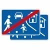 Richtzeichen 325.1-40 Verkehrsberuhigter Bereich doppelseitig (Rückseite Z. 325.2)