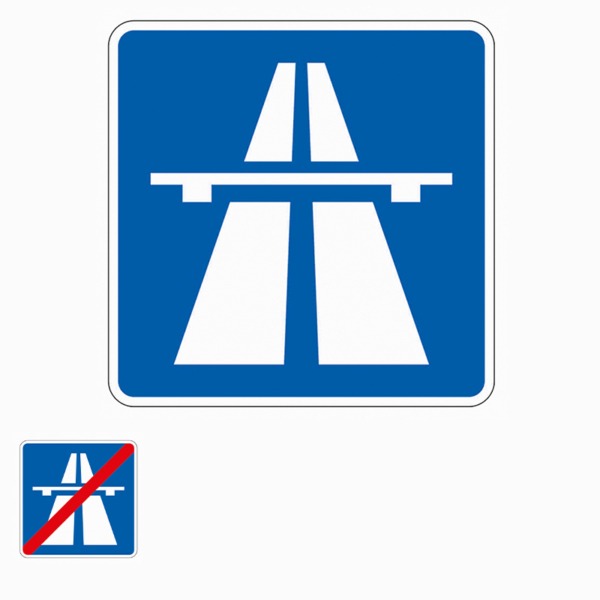 Richtzeichen 330.X Autobahn