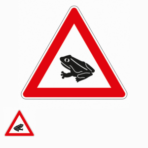 Gefahrenzeichen 101-14 Amphibienwanderung