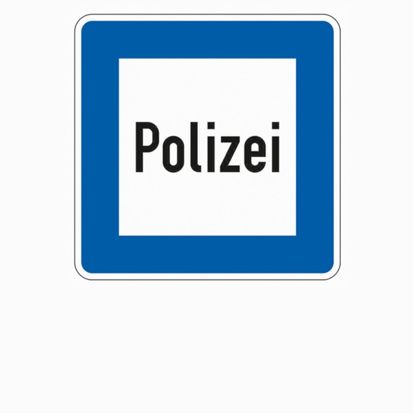 Richtzeichen 363 Polizei