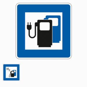 Richtzeichen 365.XX6 Ladestation für Elektrofahrzeuge