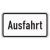Zusatzzeichen 1007.37 Ausfahrt