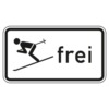 Zusatzzeichen 1020.14 Wintersport frei