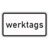 Zusatzzeichen 1042.30 Zeitliche Beschränkung