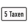 Zusatzzeichen 1050.31 ...Taxen