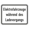 Zusatzzeichen 1050.32 Elektrofahrzeuge während des Ladevorgangs