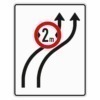Verkehrsleintungstafel 515.21 Verschwenkungstafeln mit Zeichen 264