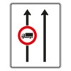 Verkehrslenkungstafel 524.30 Fahrstreifentafeln mit Zeichen 253