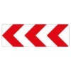 Verkehrszeichen 625.11 Richtungstafel in Kurven, linksweisend