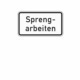 Zusatzzeichen 1007.36 Sprengarbeit