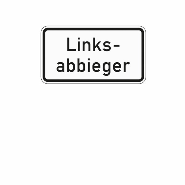 Zusatzzeichen 1007.54 Linksabbieger