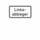 Zusatzzeichen 1007.54 Linksabbieger