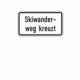 Zusatzzeichen 1007.56 Skiwanderweg kreuzt