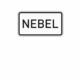Zusatzzeichen 1007.61 Nebel