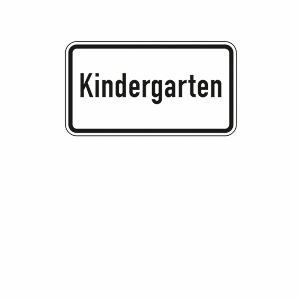 Zusatzzeichen 1012.51 Kindergarten