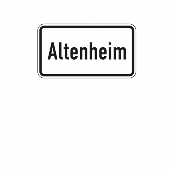 Zusatzzeichen 1012.52 Altenheim