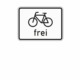 Zusatzzeichen 1022.10 Radverkehr frei