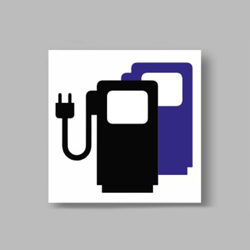 Ladestation Symbol für E-Autos