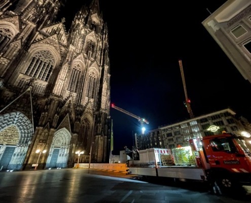 Verkehrssicherung am Kölner Dom