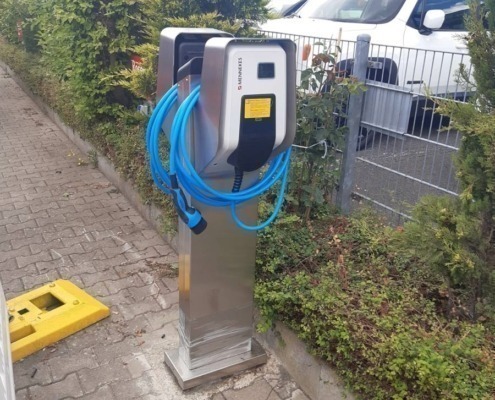 E-Ladestationen für Elektroautos